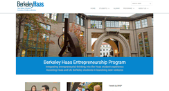 Desktop Screenshot of entrepreneurship.berkeley.edu