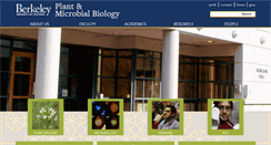 Desktop Screenshot of microbiology.berkeley.edu