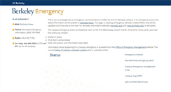 Desktop Screenshot of emergency.berkeley.edu