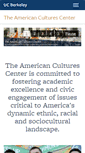 Mobile Screenshot of americancultures.berkeley.edu