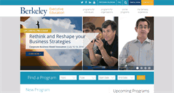 Desktop Screenshot of executive.berkeley.edu
