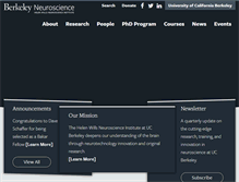 Tablet Screenshot of neuroscience.berkeley.edu