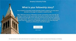 Desktop Screenshot of fellowship.berkeley.edu