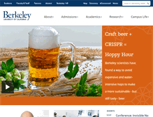 Tablet Screenshot of berkeley.edu