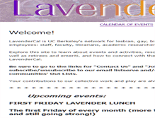 Tablet Screenshot of lavendercal.berkeley.edu