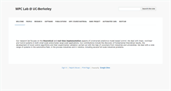 Desktop Screenshot of mpc.berkeley.edu