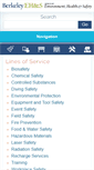 Mobile Screenshot of ehs.berkeley.edu