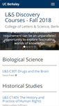 Mobile Screenshot of lsdiscovery.berkeley.edu