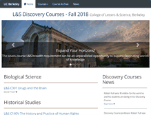 Tablet Screenshot of lsdiscovery.berkeley.edu