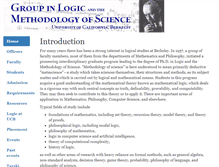 Tablet Screenshot of logic.berkeley.edu