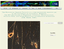 Tablet Screenshot of microscopy.berkeley.edu