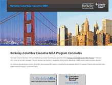 Tablet Screenshot of columbia.berkeley.edu