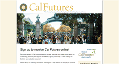 Desktop Screenshot of calfutures.berkeley.edu