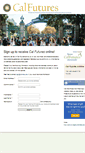 Mobile Screenshot of calfutures.berkeley.edu