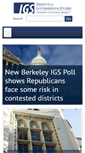 Mobile Screenshot of igs.berkeley.edu