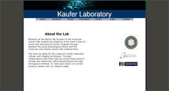 Desktop Screenshot of kauferlab.berkeley.edu