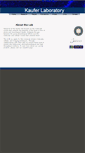 Mobile Screenshot of kauferlab.berkeley.edu
